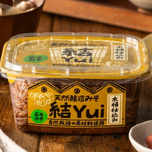 Adachi Yui Barrel Aged Organic Genmai Brown Rice Miso Paste 450g