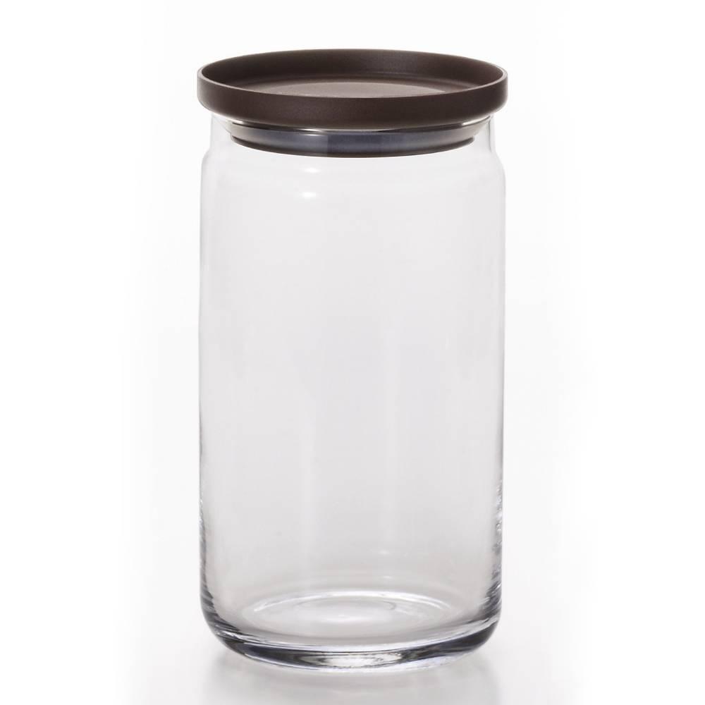 Aderia Stackable Glass Canister Large Kitchen Storage Container 1090ml