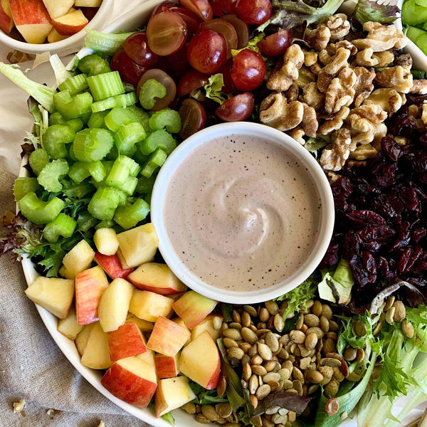 Asamurasaki Walnut Dressing Creamy Crushed Nuts Salad Dressing 220ml