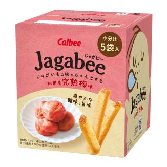 Calbee Jagabee Potato Sticks Sour Kishu Ume Plum Flavor 75g