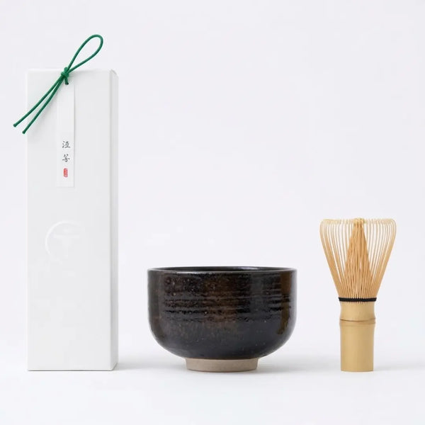 Ceremonial Matcha Starter Kit Premium Matcha, Whisk & Tea Bowl in Gift Box