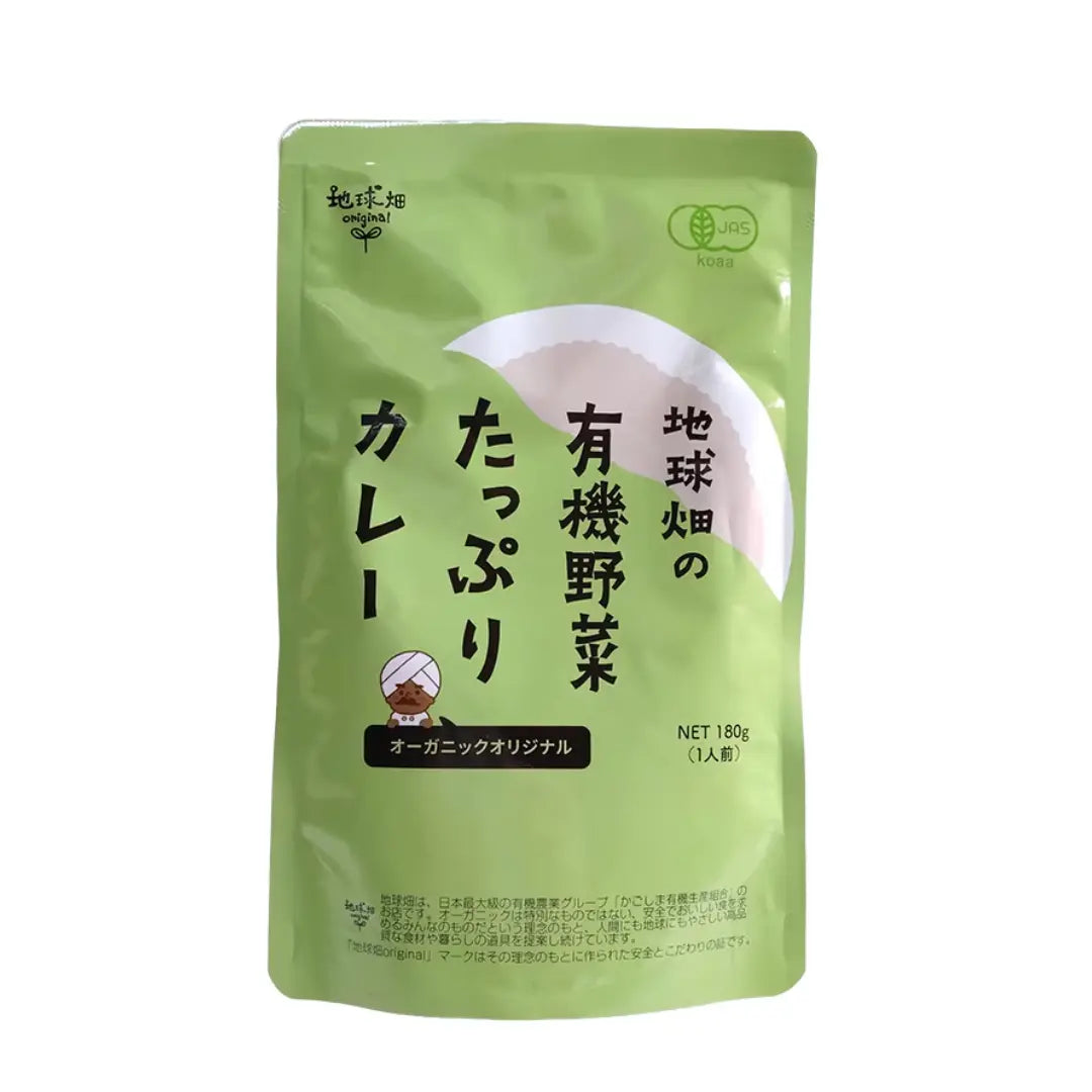 Chikyubatake Organic Vegetable Curry Gluten-Free Vegan Retort Meal 180g
