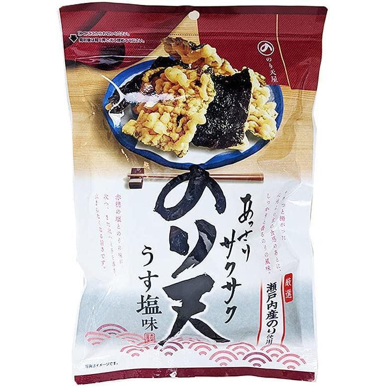 Daiko Foods Noriten Lightly Salted Nori Seaweed Tempura Chips (Pack of 10)