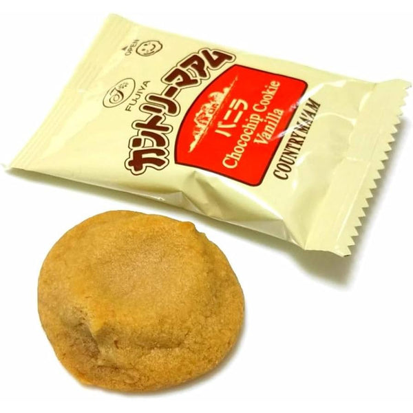 Fujiya Country MA'AM Soft Chocolate Chip Cookies Rich Vanilla Flavor 12 Pieces