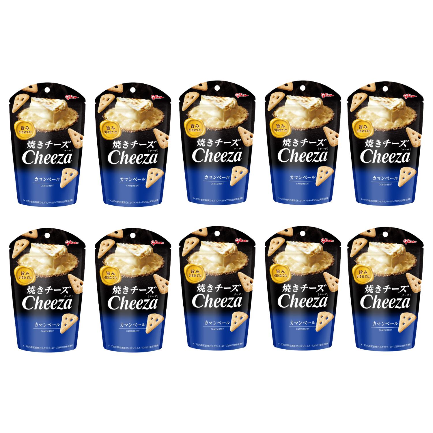 Glico Cheeza Camembert Cheese Crackers (Pack of 10)