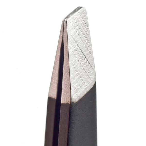 Green Bell Stainless Steel Slanted Tweezers for Hair Removal GT-233