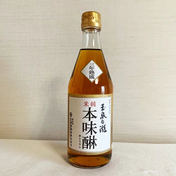 Gyokusen Shirataki 3 Years Aged Hon Mirin Pure Sweet Rice Seasoning 500ml