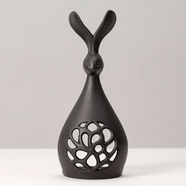 Iwachu Japanese Cast Iron Tealight Candle Holder Rabbit Design