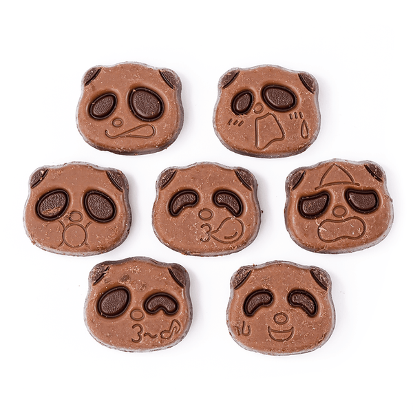 Kabaya Sakusaku Panda Milk & Dark Chocolate Cookies 47g (Pack of 3)