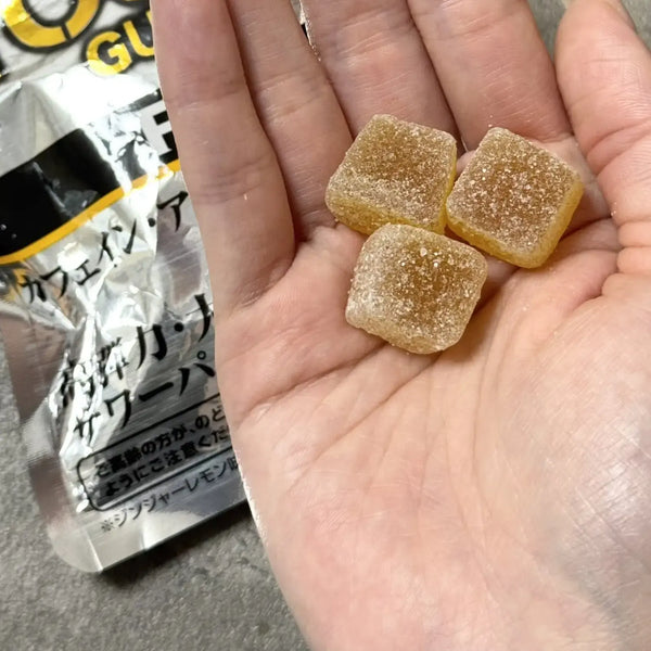 Kabaya Tough Gummy PRO Caffeine Ginger Lemon Flavor 100g