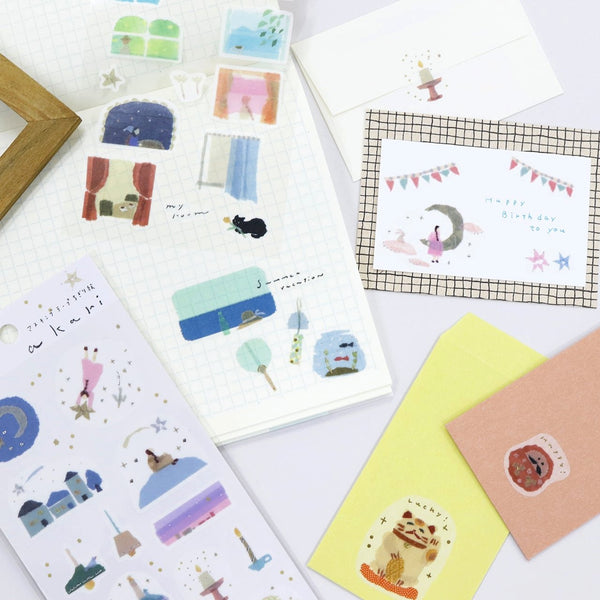 Kamiiso Scrapbook Stickers Japanese Daily Life Themed Washi Stickers