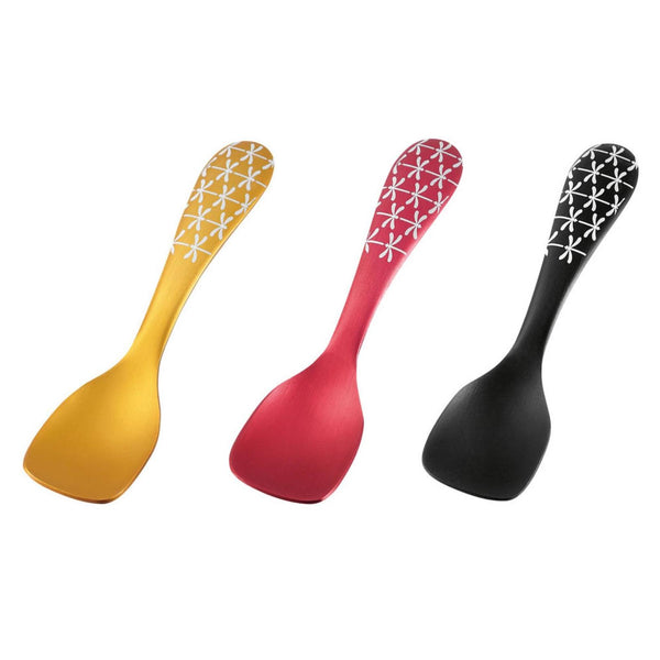Katariki Premium Aluminum Ice Cream Spoon Dragonfly Design (Set of 3)