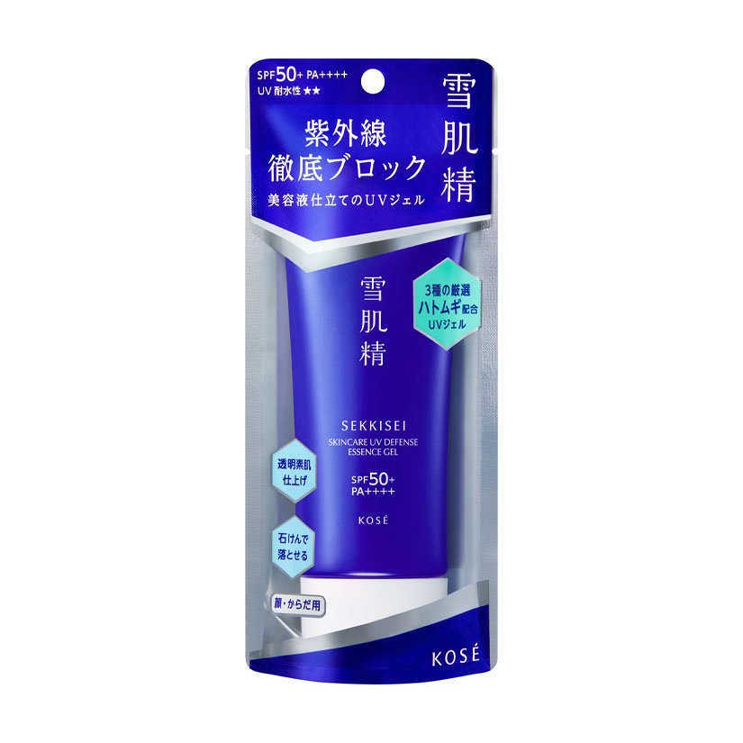 Sekkisei Skincare Non Sticky Skin Brightening UV Gel Sunscreen Gel SPF+ PA++++ 90g