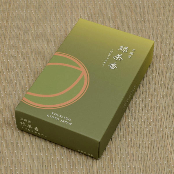 Kousaido Kyoto Low Smoke Matcha Green Tea Incense Sticks 70g