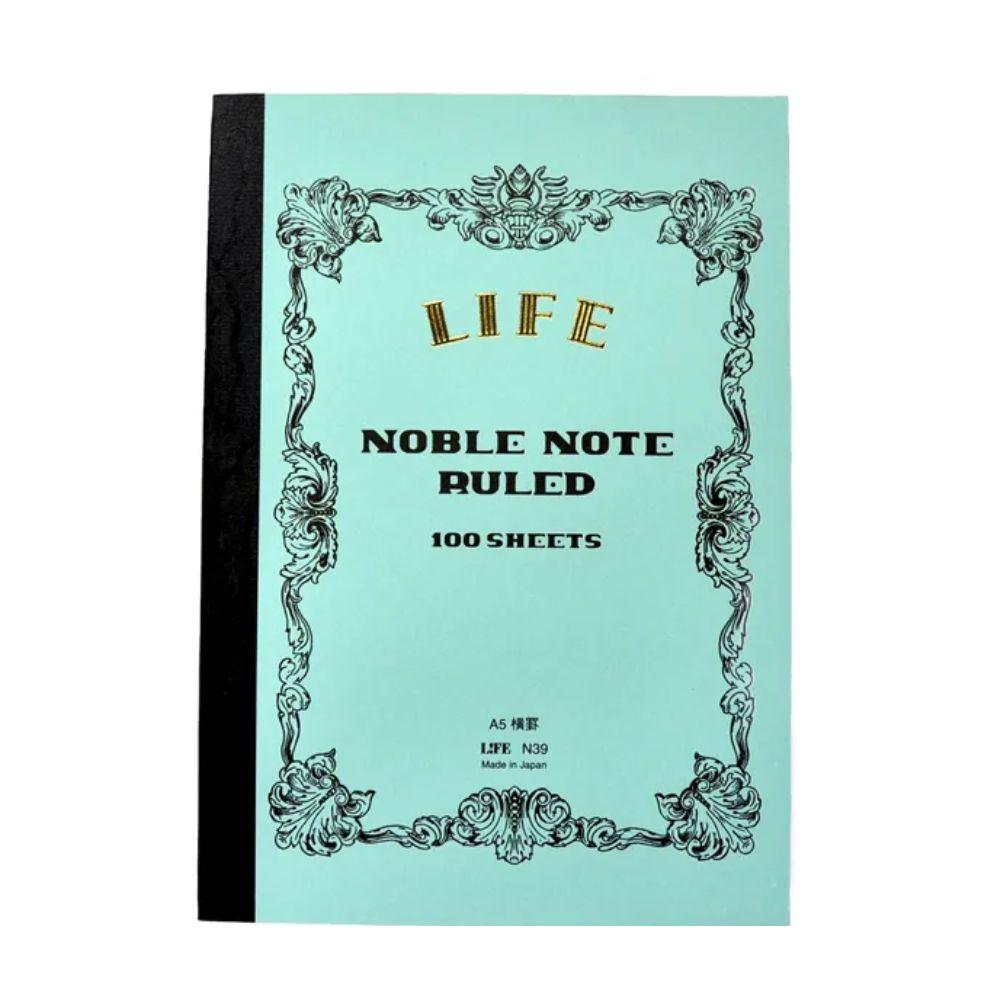 Life Noble Notebook A5 College Ruled 8mm N39 (100 Pages)