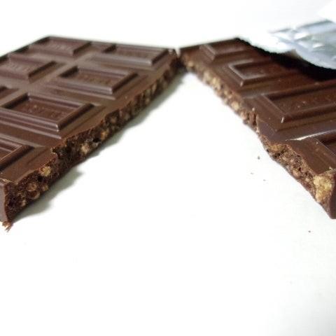 Lotte Crunky Chocolate Crispy Malt Puff Chocolate Block 45g (Pack of 5)