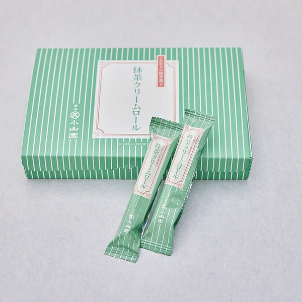 Marukyu Koyamaen Matcha Cream Wafer Roll Biscuits 16 Pieces