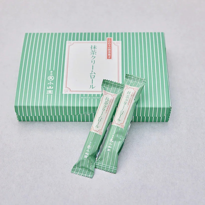 Marukyu Koyamaen Matcha Cream Wafer Roll Biscuits 16 Pieces