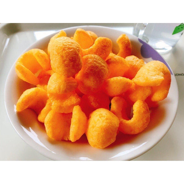 Meiji Karl Cheese Curls Corn Puff Snack (Box of 10 Bags)