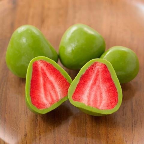Muji Matcha Green Tea Chocolate Covered Strawberries 50g