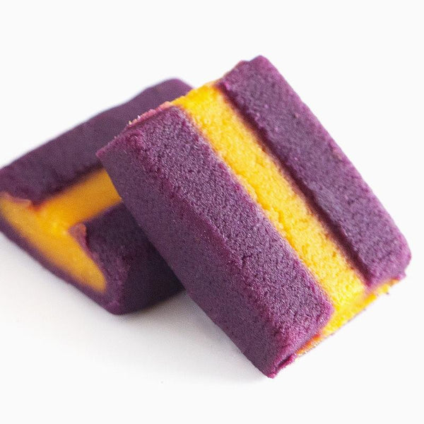 Okashi Goten Okinawan Gold & Purple Sweet Potato Bites 6 Pieces