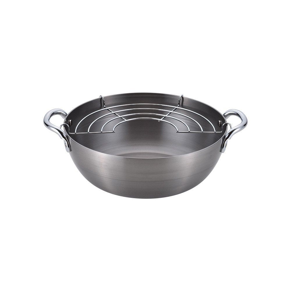 Chitose Non-Stick Iron Tempura Deep Fry Pot (IH Compatible) 24cm