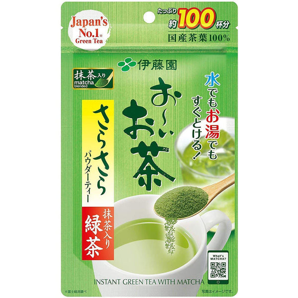 Itoen Oi Ocha Instant Japanese Green Tea with Matcha Powder 80g
