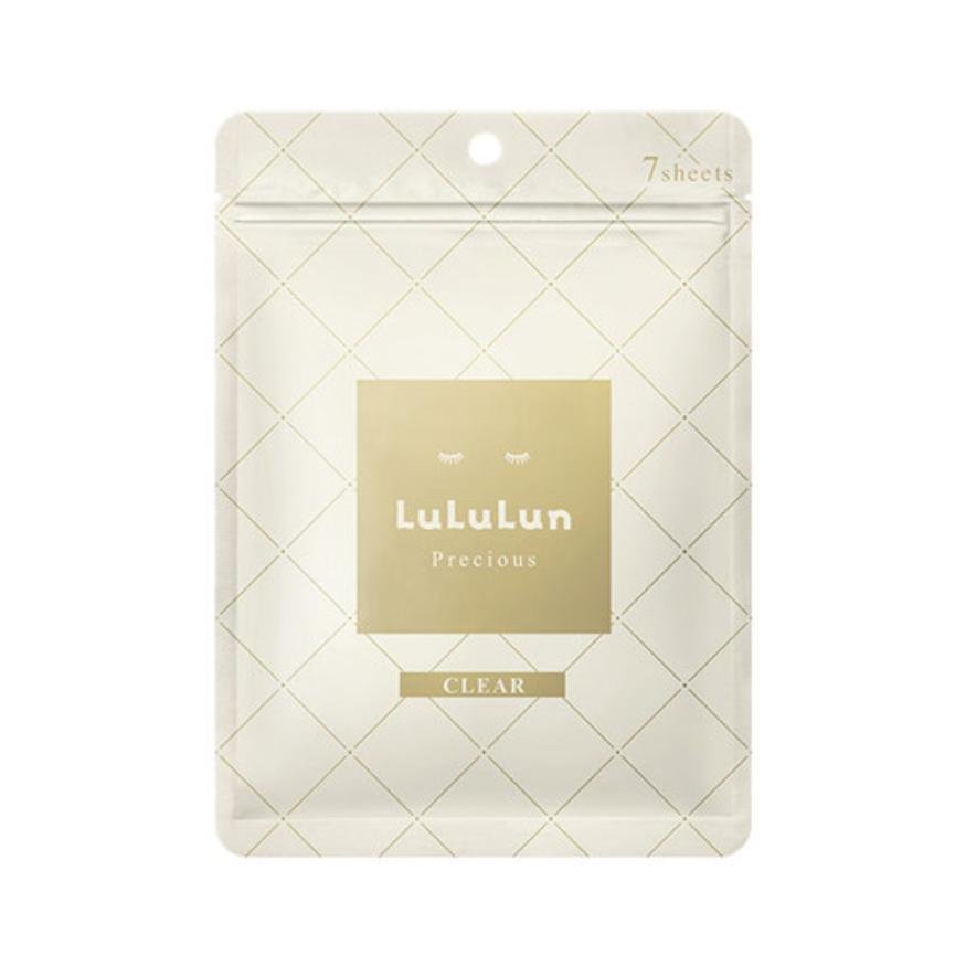 Lululun Precious White Clear Facial Sheet Mask 7 Sheets