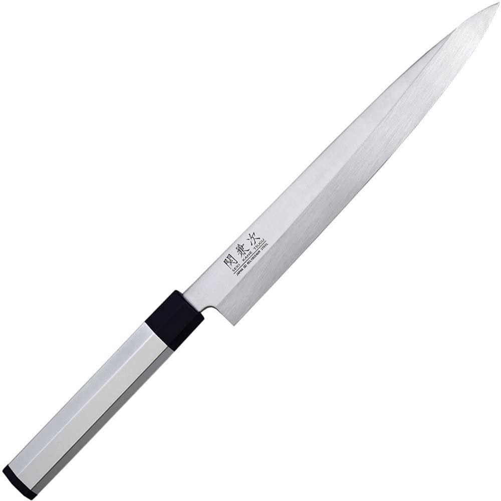 Seki Kanetsugu Single Edged Japanese Sashimi Knife with Aluminum Handle 240mm