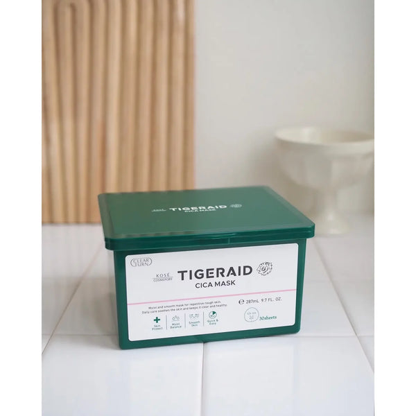 Kosé Tigeraid Cica Intense Moisturizing Repair Mask 30 Sheets