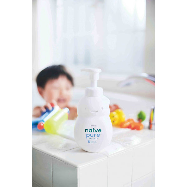 Kracie Naive Pure Plant-Based Foaming Body Wash For Babies 550ml