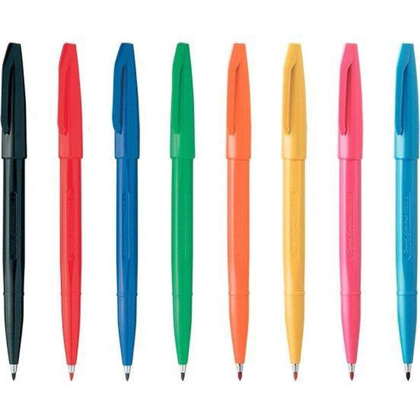 Pentel Sign Pen Marker Set 8 Colors S520-8