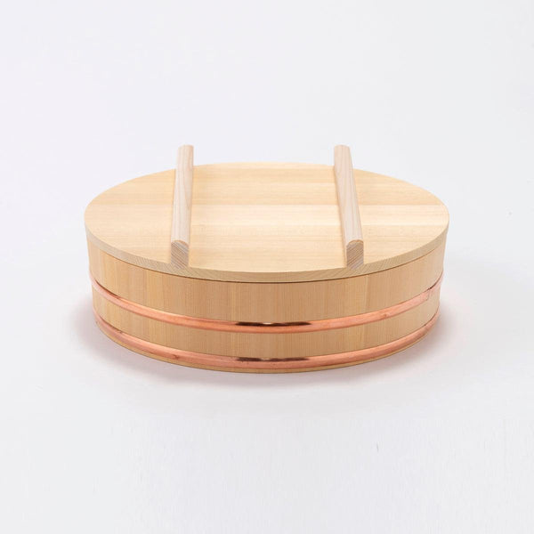 Umezawa Sawara Cypress Lid for Sushi Oke Wooden Bowl 36cm