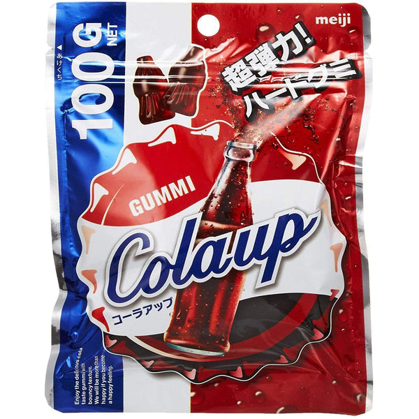 Meiji Gummy Cola Up Japanese Candy Gummies 100g (Pack of 6)