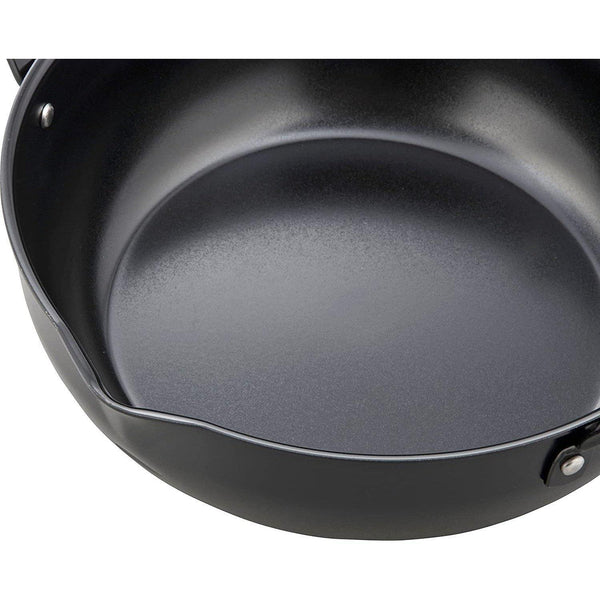 Wahei Freiz Induction Iron Deep Fryer Pot With Lid And Oil Drain Rack 24cm