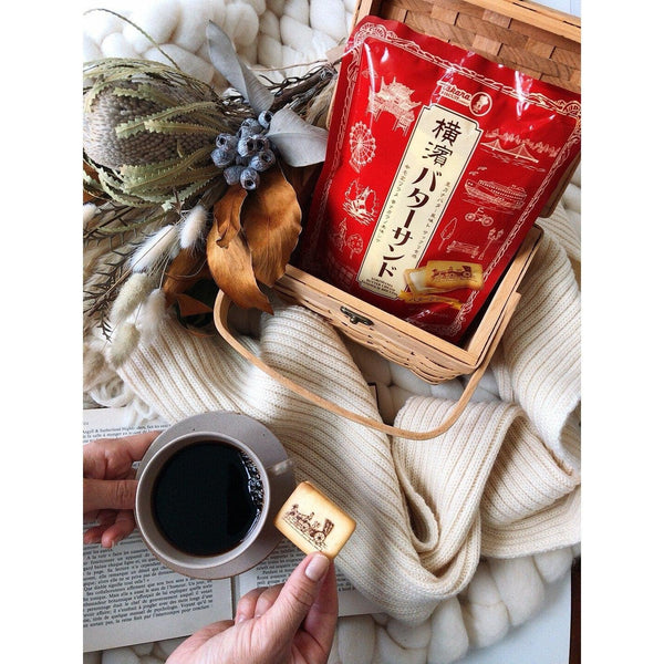 Takara Biscuit Yokohama Butter Cream Sandwich Biscuits 72g (Pack of 3)