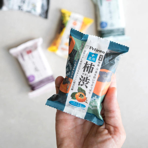 Pelican Medicated Persimmon Tannin Body Bar Soap 80g