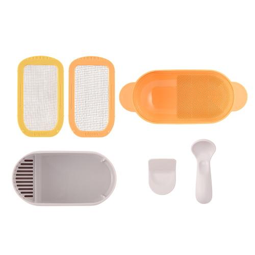 Pigeon All-In-One Baby Food Maker Cooking & Straining 6 Piece Set