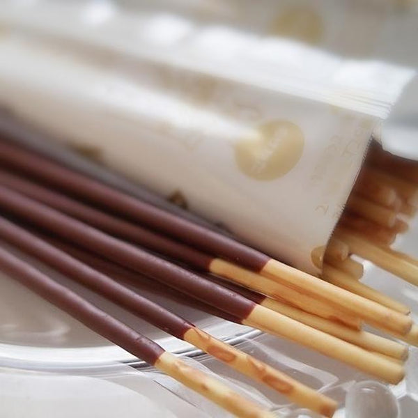 Pocky Gokuboso Thin Fine Chocolate Covered Biscuit Sticks (Pack of 3)