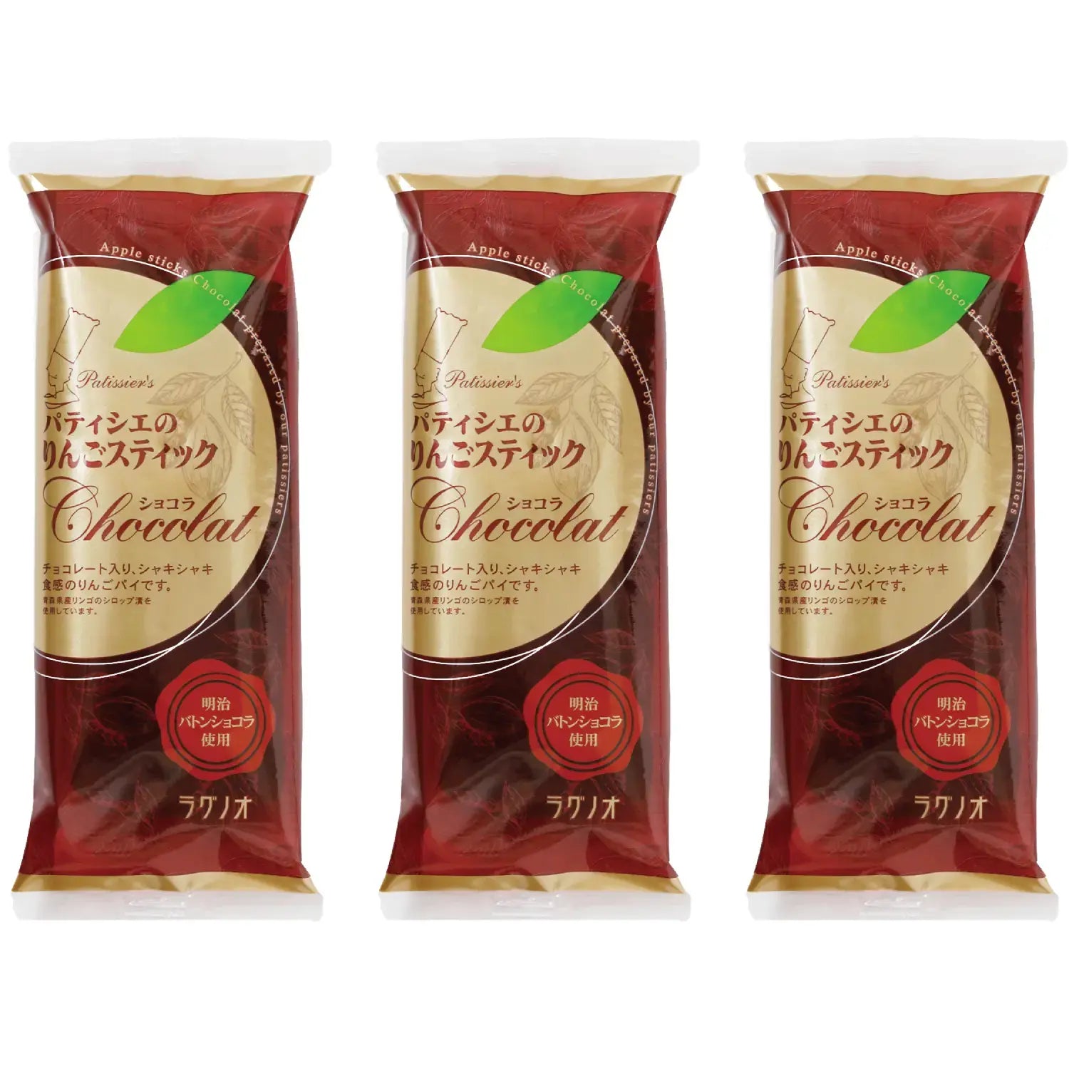 Premium Chocolate & Aomori Apple Pie Stick 75g (Pack of 3)