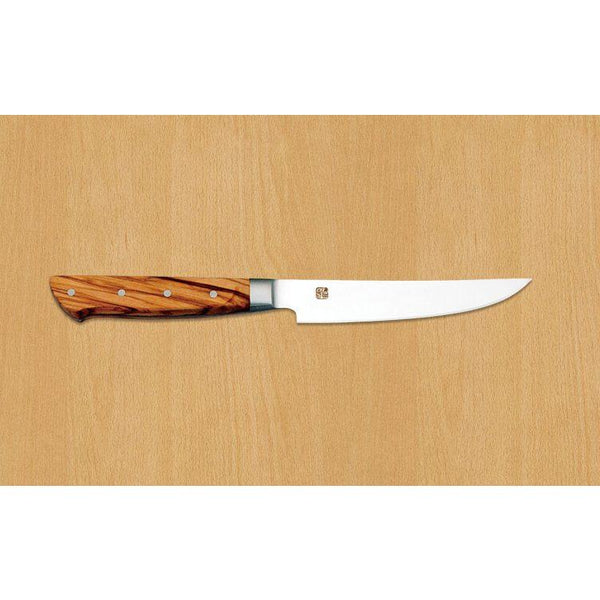 Satake Stainless Steel Steak Knife With Natural Wood Handle 115mm