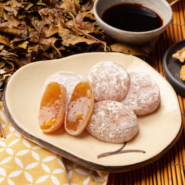 Seiki Bite Sized Daifuku Mochi Snack Mitarashi Walnuts Flavor 110g (Pack of 5)