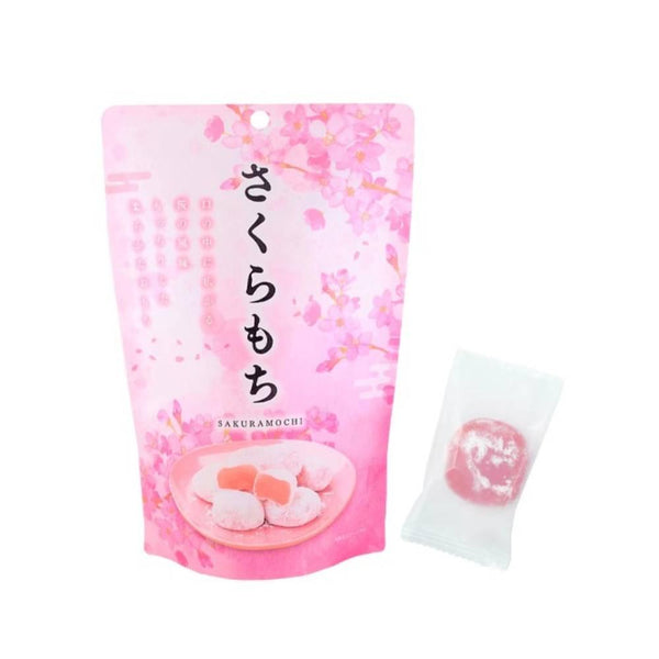 Seiki Bite Sized Mochi Snack Sakura Cherry Blossom Flavor 130g