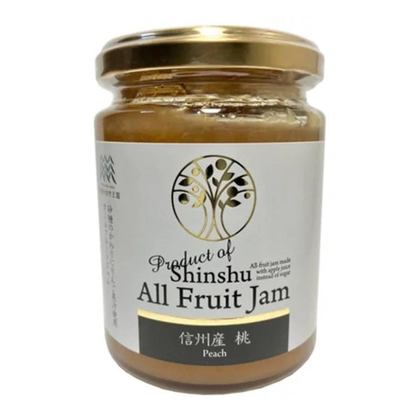 Shinshu Nagano Peach Jam All-Fruit Natural Spread No Added Sugar 240g
