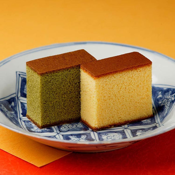 Shooken Nagasaki Matcha Flavor Castella Sponge Cake 1 Piece