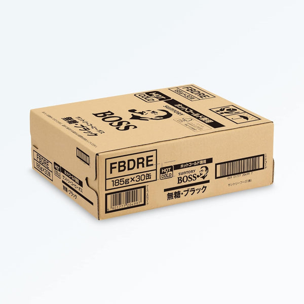 Boss Coffee Black Sugar Free Canned Coffee (Pack of 30)