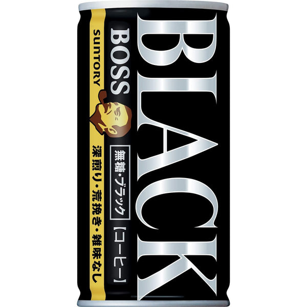 Boss Coffee Black Sugar Free Canned Coffee (Pack of 30)