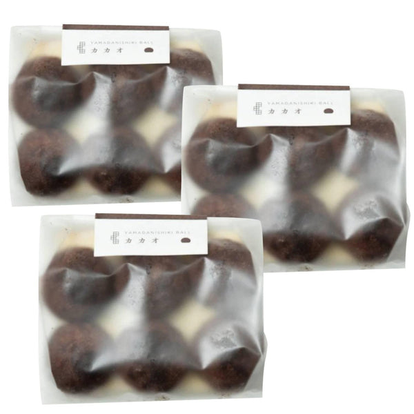 Tatatado Vegan Gluten-Free Cacao Cookie Balls (Pack of 3)