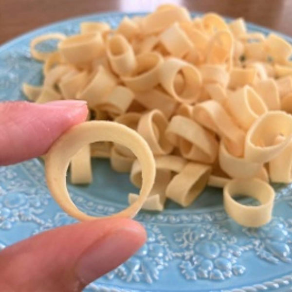 Tohato Poteco Ring Shaped Potato Chips Lightly Salted Big 110g (Pack of 3)