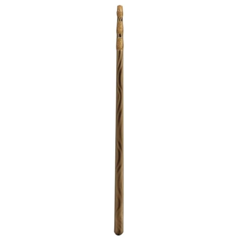 Wooden Muddler Dishwasher Safe Cocktail Stirrer Gold Wave 20cm